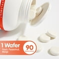 thumbnail image 5 of Natural Factors, Vitamin C 500 mg, Kids Chewable, Vegan, Peach, Passionfruit and Mango, 90 Wafers, 5 of 9