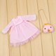 thumbnail image 2 of '' Takara Blythe Doll Clothing Pink Frock Skirt Bolso de hombro de pollo Sunnimix Vestido de muñeca, 2 of 8