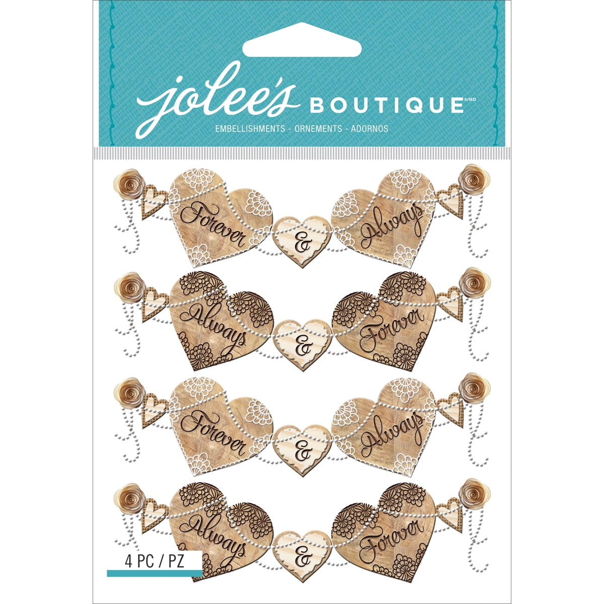 Jolee's Boutique Dimensional StickersWedding Banner