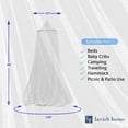 thumbnail image 3 of Lavish Home Mosquito Repelling Net for Beds, White, 3 of 7
