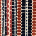 thumbnail image 4 of Plutus Brands Red, Blue Plutus Harmony Border Luxury Throw Pillow 20 in x 26in, Double Sided 20" x 26" Standard, 4 of 9
