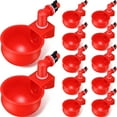 thumbnail image 1 of Chicken Water Cups, Chicken Watering Cup, 3/8 Inch Thread Automatic Filling Waterer Poultry Drinking Bowl Chicken Feeder Cup for Chicken Duck Turkey Rabbit, 1 of 7