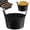 Black, variant on CHENjy Silicone Egg Moulds, Non Stick Poached Egg Cups for Air Fryer and Oven Baking, Reusable Breakfast Ramekins for Cupcakes and Puddings, 5 fl oz, Black
