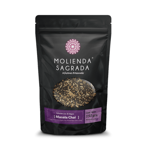 Molienda Sagrada - Té Negro Masala Chai 150 Gr. - 100% Natural
