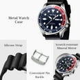 thumbnail image 6 of EXPLOJOY Waterproof Chronograph Wristwatch – Durable Silicone Band and Modern Design, 6 of 9