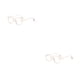 thumbnail image 4 of Qarigey Gafas de sol con luz antiazul, bisagra ligera, gafas de cristal liso, montura de gafas Vintage para mujer, gafas Retro, rosa Rosa roja 2piezas, 4 of 6