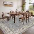 thumbnail image 5 of SIXHOME 5'x7' Area Rugs for Living Room Washable Rugs Carpet Vintage Traditional Rugs for Bedroom Dinning Room Office Soft Non Slip Large Area Rug Retro Home Decor Blue, 5 of 7