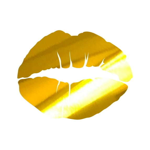 Kiss Lip Mark Sticker Decal Die Cut - Self Adhesive Vinyl - Weatherproof - Made in USA - Many Color and Sizes - love sexy romance