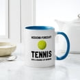 thumbnail image 4 of CafePress - Weekend Forecast Tennis Mugs - 11 oz Ceramic Mug - Novelty Coffee Tea Cup, 4 of 4