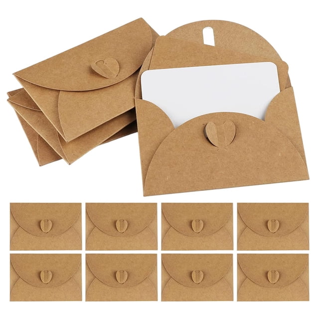Tarjetas de invitación multiusos, accesorios DIY, sobres hechos a mano para suministros de fiesta 100x L