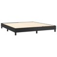 thumbnail image 5 of vidaXL Box Spring Bed with Mattress Black 76"x79.9" King Faux Leather, 5 of 6