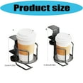 thumbnail image 3 of Clip On Cup Holder with Headphone Hook Securely Mounted Prevents Accidental Spills Space Saver, 3 of 8