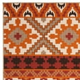 thumbnail image 5 of SAFAVIEH Veranda Dogon Southwestern Indoor/Outdoor Area Rug, 6'7" x 6'7" Square, Red/Beige, 5 of 7