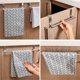 thumbnail image 3 of Toallero de acero inoxidable para baño, soporte para toallas de cocina, 3 of 5