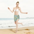 thumbnail image 4 of Disketp Lovely Duck Women Swimsuit Cover Up Short Chiffon Summer Beach Sarong Bikini Wrap Skirt Bathing Suit, 4 of 5