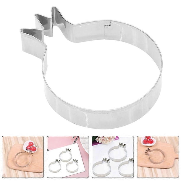 5pcs Pomegranate Shaped Cookie Cutter Molds Stainless Steel Chocolate Mold Cake Biscuit Cutter For Kitchen Baking Dessert Fondant Tool