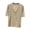 Beige, variant on Women's Fashion 3/4 Sleeve V-Neck Solid Modal-Blend Top | Spring Summer Casual Shirt, Breathable & Comfortable