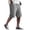 Gray -BO21, variant on Inglocry Mens Shorts Corduroy Casual Shorts Relaxed Fit Elastic Waistband Drawstring Lightweight Comfort for Summer White L