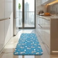 thumbnail image 4 of Blue Cartoon Unicorn Gift Balloon Cloud Pattern Kitchen Rug Mat,Kitchen Runner Rugs Non Skid Washable,Decorative Kitchen Floor Mats for Kitchen,Sink,Laundry,17"x47.2", 4 of 7