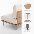 thumbnail image 5 of LAUSAINT HOME 10 Pieces Patio Conversation Set, Outdoor Luxury Series Seating Furniture Group with Plush Beige Cushions, 5 of 10