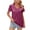 Purple, variant on Fesfesfes Soft T Shirt Womens Fashion Solid Color Round Neck Comfortable Loose T-shirt Sleeveless Blouse Casual Tops Short Sleeve Athletic Tops for Women L(US:8)