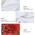 thumbnail image 4 of Merry Christmas Balls Stars Flowers Hanging Kitchen Towel Hand Towel 2 Pcs Absorbent Hanging Tie Towels for Bathroom Laundry Room Kitchen 12 x 17 Inches, 4 of 6