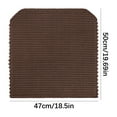 thumbnail image 3 of YoGold Car Seat Covers,Buckwheat Hulls Universal Bottom Seat Cover Front Seats Only,Cloth Tan Driver Car Seat Protector,Car Seat Pads Cushions for Automobiles Coffee, 3 of 6