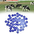 thumbnail image 4 of Numbered Label, Convenient Round Labels Practical Marking Tag Durable With 50pcs For Farmer For Various Livestock Inbeekeeping Animal Husbandry 1-50,51-100, 4 of 8