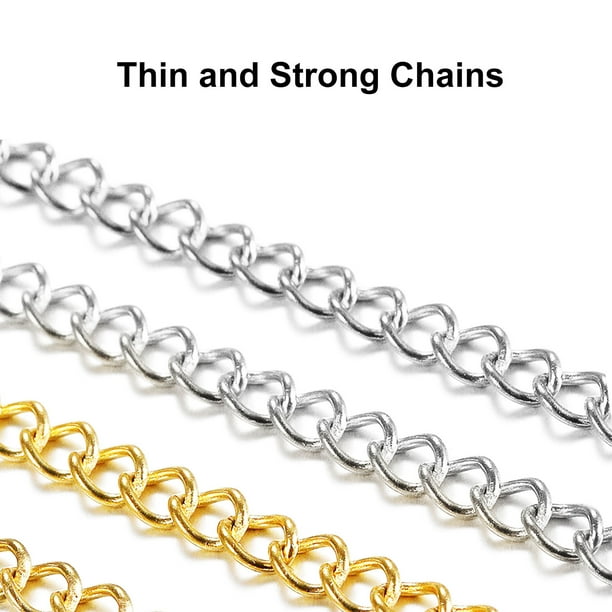 24/12Pcs Chain Necklace Extenders, Stainless Steel Jewelry Extenders for  Necklaces, Golden & Silver Bracelet Extender Set, Chain Extenders for  Necklace, Bracelet and Jewelry Making (2”, 3”, 4”, 6”) 