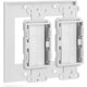 thumbnail image 2 of 2-Gang Wall Plate, Low Voltage Cable Plate for Speaker Wires, 2 of 5