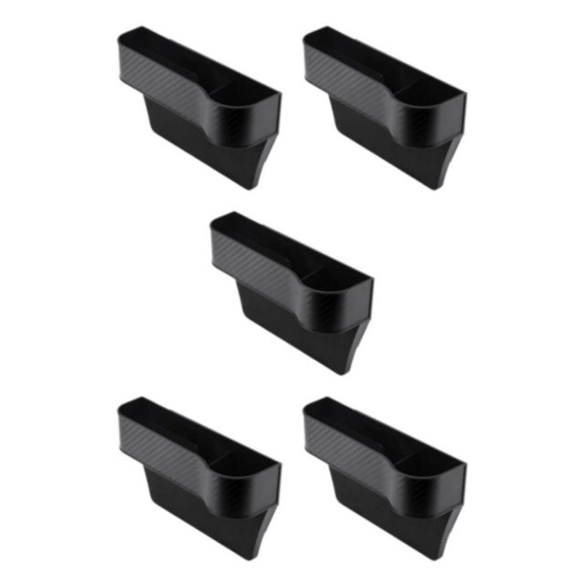 VONKY Gap Filler Organizer Convenient and with Cup Holder Black Right 5Set