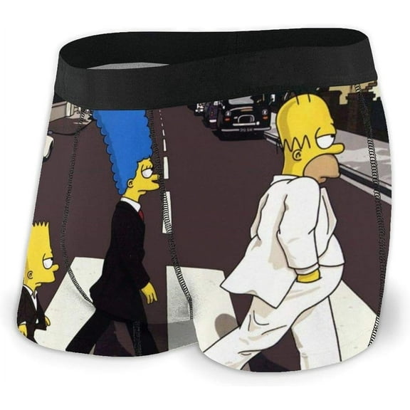 Simpson Logo Men's Boxer Briefs Men'S Boxer Briefs Underpants For Men Boyfriend