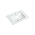 thumbnail image 3 of Saint Birch 24" White Ceramic Single Bathroom Vanity Top With Sink, 3 of 8