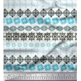 thumbnail image 1 of Soimoi Crepe Silk Fabric Aztec Geometric Print Fabric by The Yard 42 Inch Wide, 1 of 3