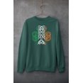 thumbnail image 5 of Old Glory Mens St. Patricks Day Shamrock Knot Long Sleeve Graphic Sweatshirt, 5 of 6