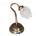 thumbnail image 1 of Dollhouse Table Lamp Model, Glass Dollhouse Miniature Table Lamp Metal Battery Powered Soft Lighting  For Doll Bedroom ANGGREK Dollhouse Miniature Lamp, 1 of 8
