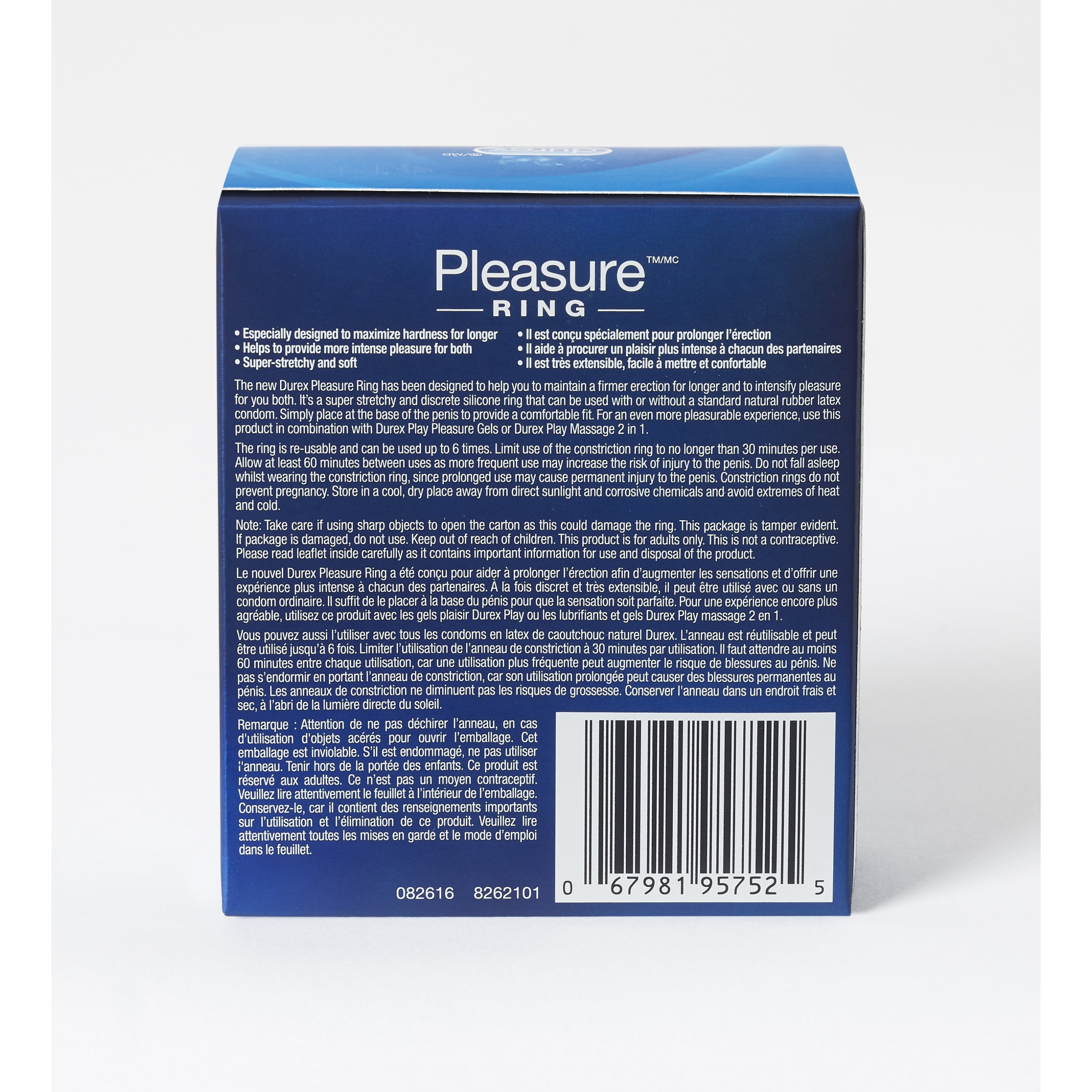 Durex Pleasure Ring Intense Pleasure Stay Hard For Longer Super Stretchy And Soft Waterproof 1 Count Walmart Com
