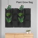 thumbnail image 4 of Bolsa de plantación para jardín, balcón, pared, plantas de flores verticales, macetero colgante, Color negro, 12 bolsillos, 4 of 8