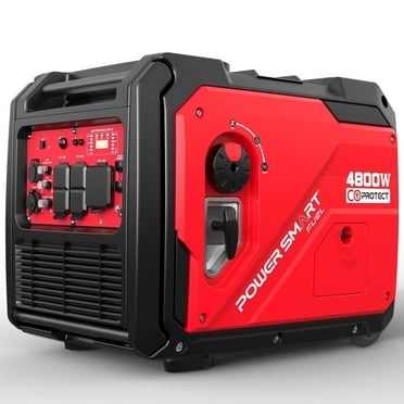 PowerSmart 4800-Watt Portable Gas Inverter Generator, RV Ready, CO Sensor for Home Backup Outdoor