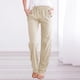 thumbnail image 2 of Pantalones elásticos de pierna recta para mujer - Cintura con cordón de algodón - Casual de cintura alta - Terciopelo dorado - Tallas S-XXL - Todas las estaciones, 2 of 5