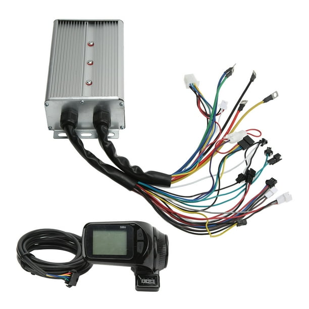 Kit De Controlador Sin Escobillas Para Scooter Eléctrico, Kit De Controlador Sin Escobillas Para Bicicleta Eléctrica Pantalla LCD De Alta Sensibilidad Para Manillares De 22,5 Mm ANGGREK Otros