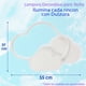 thumbnail image 2 of Lampara de techo infantil Nubes blanca, 2 of 4