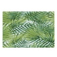 thumbnail image 1 of Plant Cutting Board, Watercolor Tropical Palm Leaves Colorful Illustration Natural Feelings, Decorative Tempered Glass Cutting and Serving Board, Large Size, Fern Green Lime Green, by Ambesonne, 1 of 1