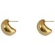 thumbnail image 1 of Pendientes metálicos de diseño sencillo, nuevos pendientes delicados y de alta calidad., 1 of 5