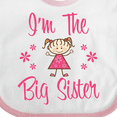thumbnail image 4 of Inktastic The Big Sister Girls Baby Bib, 4 of 4