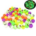 thumbnail image 1 of Color Aleatorio 72 Piezas Bolas Hinchables de Halloween que Brillan en la Oscuridad Favores de Fiesta de Halloween Bolsas de Regalos de Halloween Regalos, 1 of 7