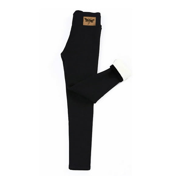 Fleece Leggings for Women Women's Thick Lamb Wool Leggings with Fleece Lining for Added Warmth Thick Leggings for Women