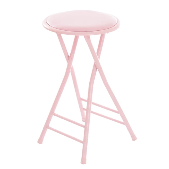 Trademark Home Collection 24 x 14 Cushioned Folding Stool