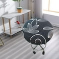thumbnail image 4 of Stretchable Round Bar Stool Cover 11-16" Washable Dustproof Elastic Seat Cover Polyester 28-40cm for home and hotel, 4 of 8