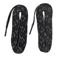 thumbnail image 2 of Cordones para patines de hockey, elegantes, planos y ligeros para patines de patinaje artístico Negro XL, 2 of 9